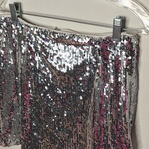 Boohoo Sequin Mini Skirt